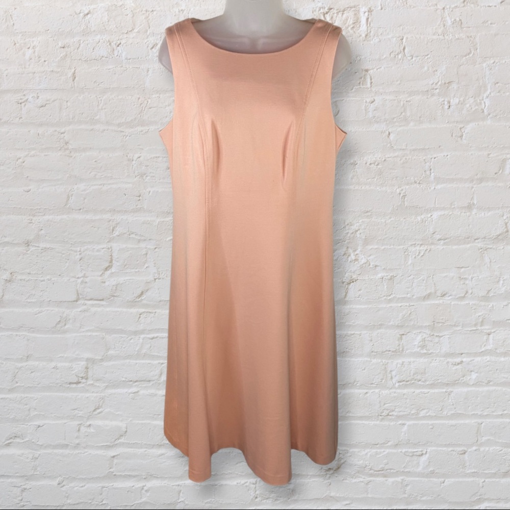 Talbots sleeveless peach color dress - Size 8